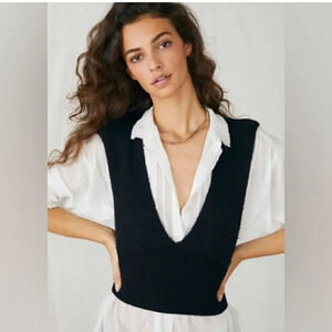 NEW free people she cute crop top